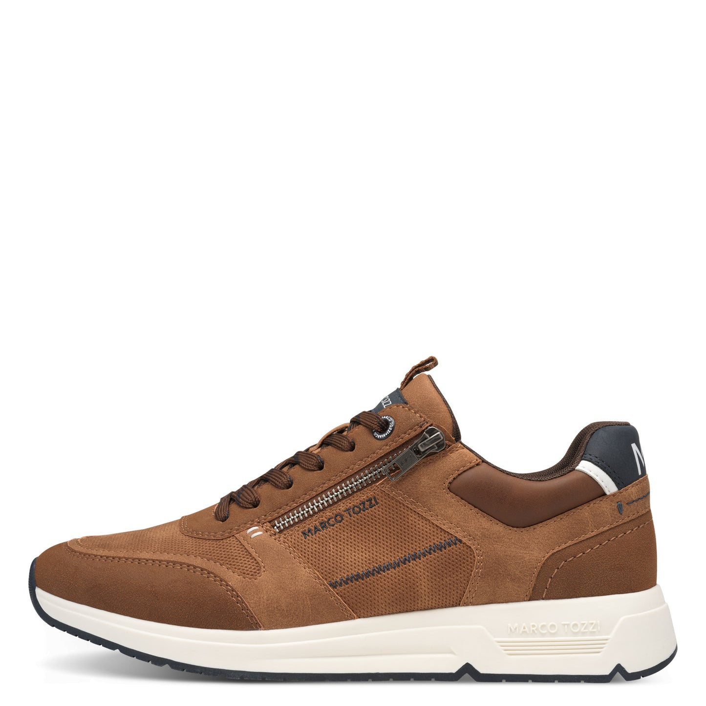 Marco Tozzi 2-13613-44 305 Tan Sneakers with Zip