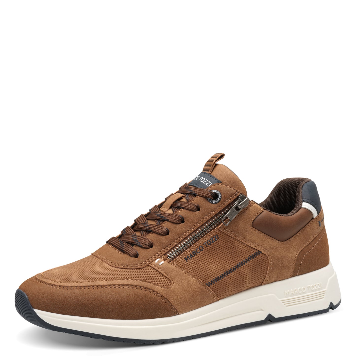 Marco Tozzi 2-13613-44 305 Tan Sneakers with Zip