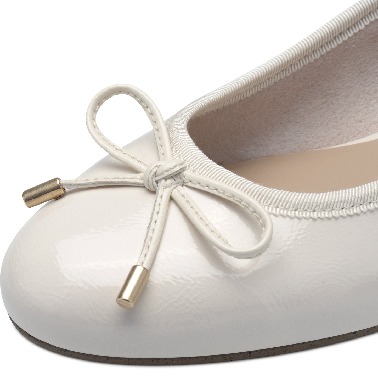 Marco Tozzi 2-22208-43 415 Cream Patent Slip On Pumps