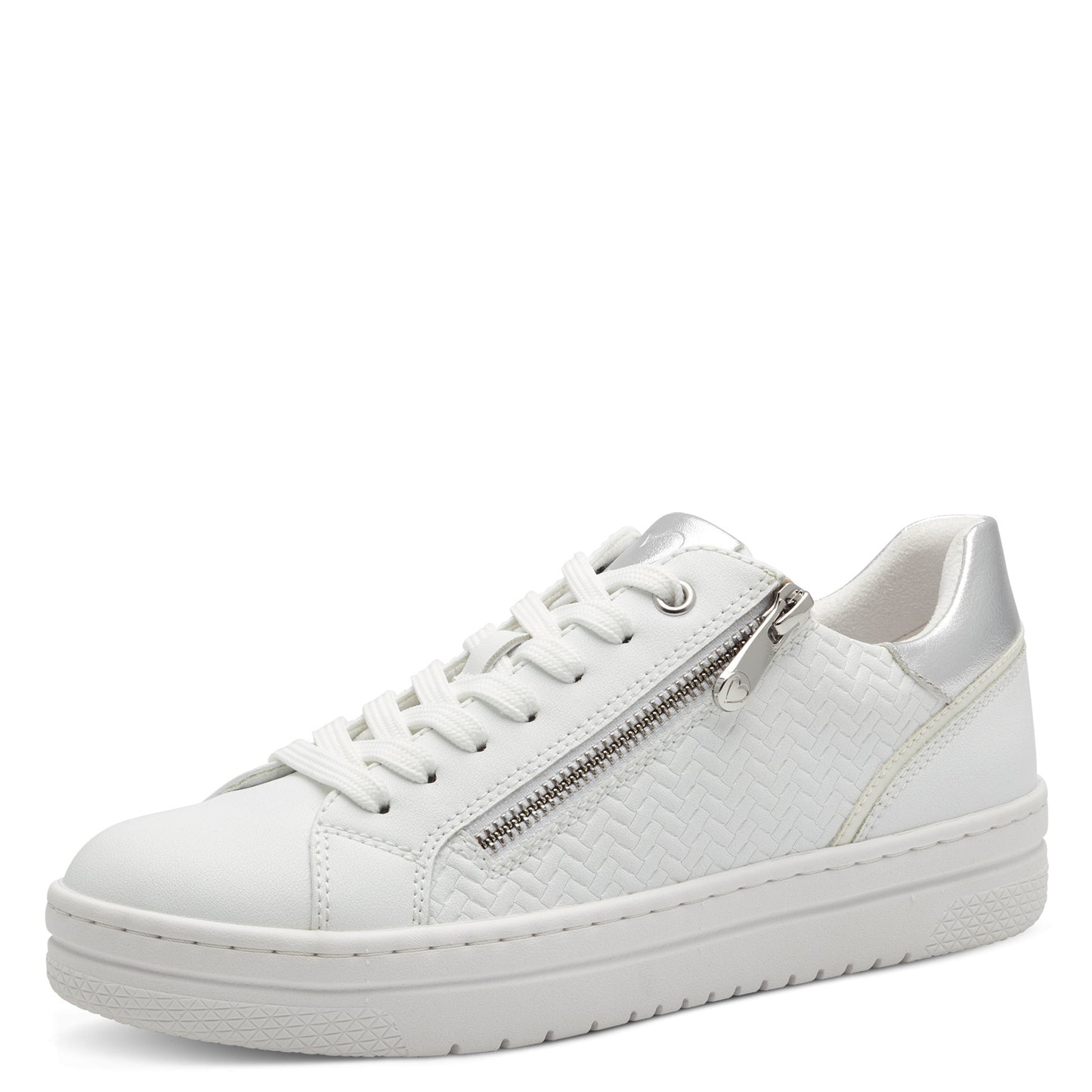 Marco Tozzi 2-23718-42 197 White Trainers with Zip