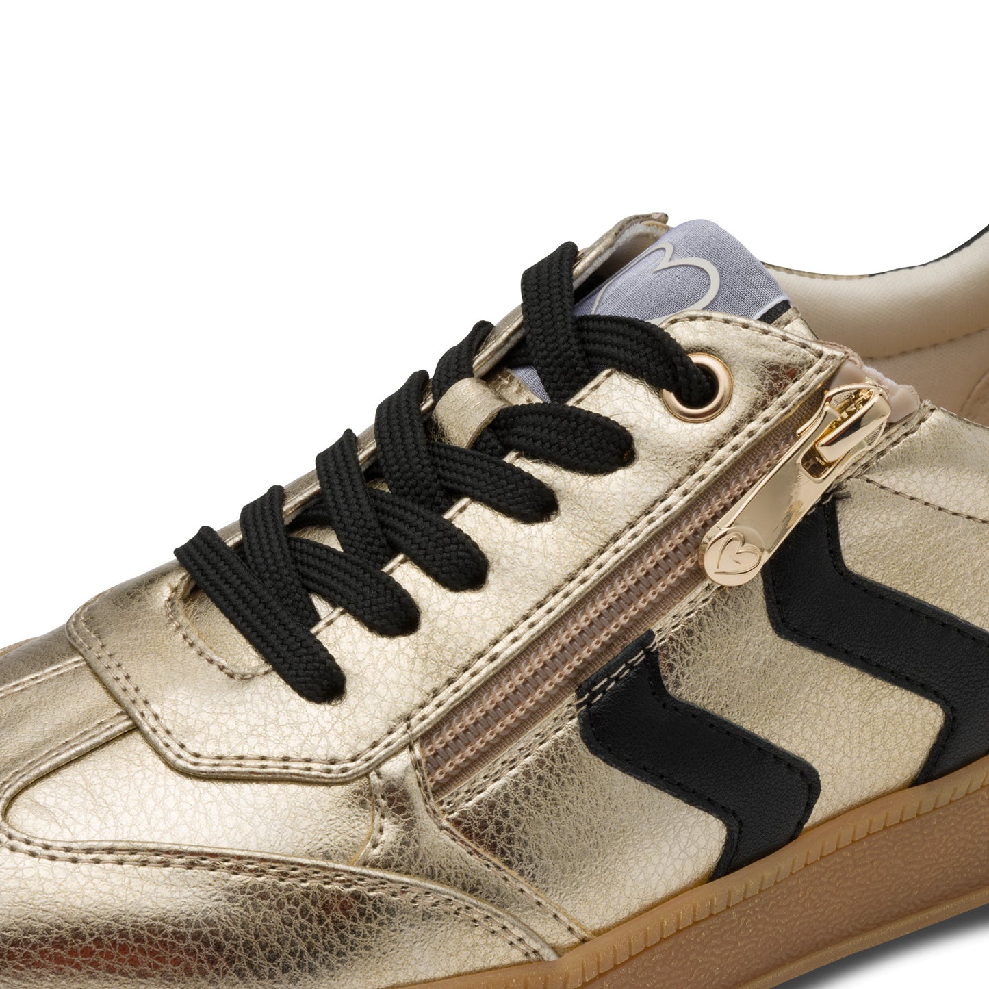 Marco Tozzi 2-23739-44 943 Gold & Black Combi Trainers
