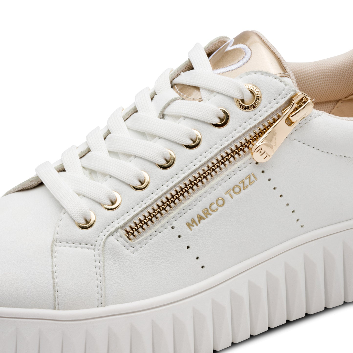 Marco Tozzi 2-23763-46 197 White Combi Trainers