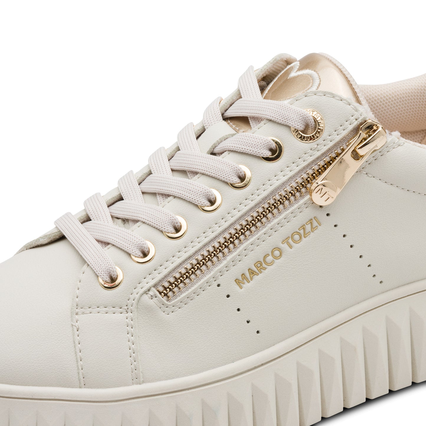 Marco Tozzi 2-23763-46 402 Cream Combi Trainers