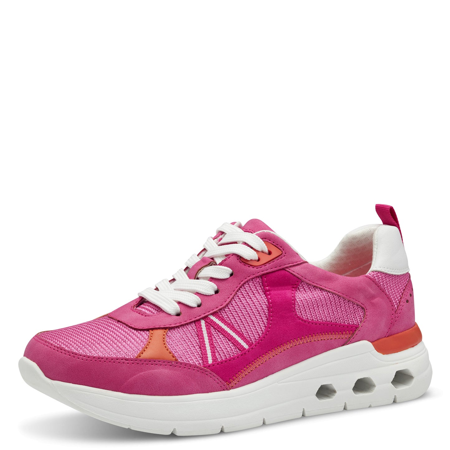 Marco Tozzi 2-23771-44 514 Pink & Orange Combi Sneakers