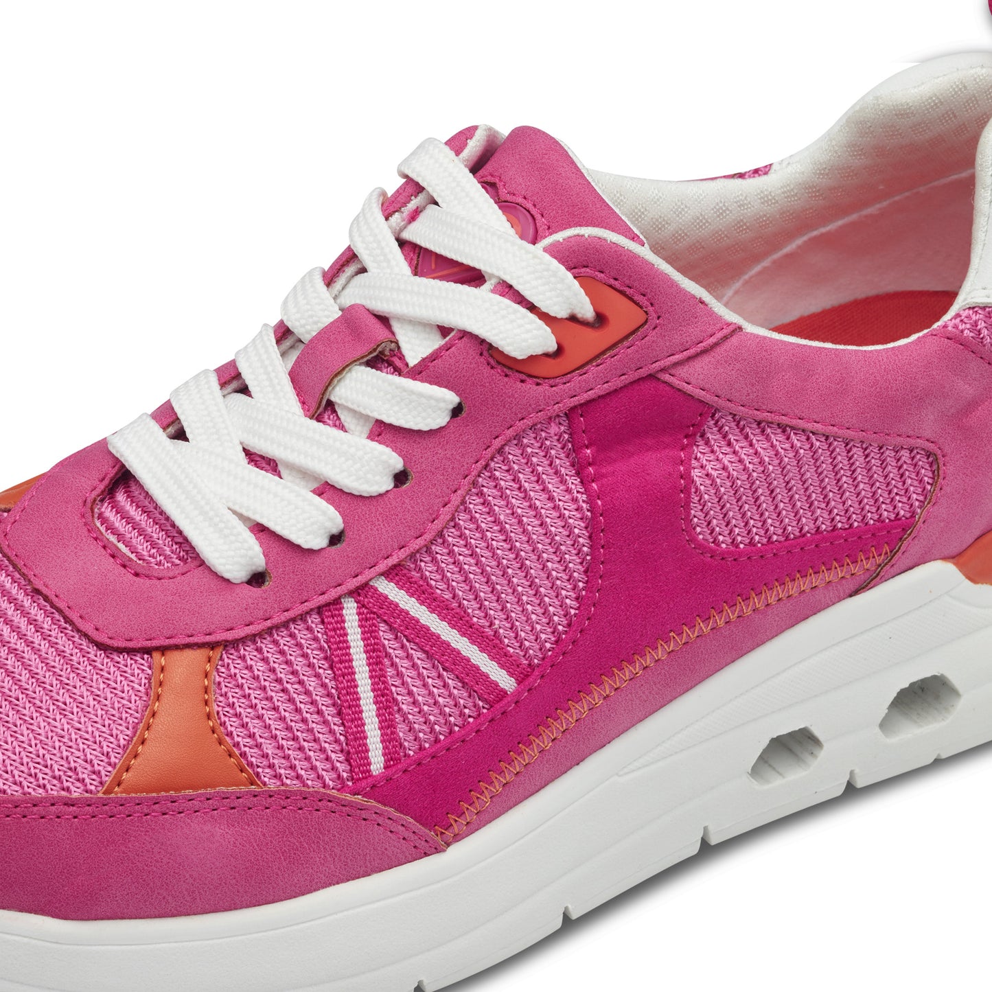 Marco Tozzi 2-23771-44 514 Pink & Orange Combi Sneakers