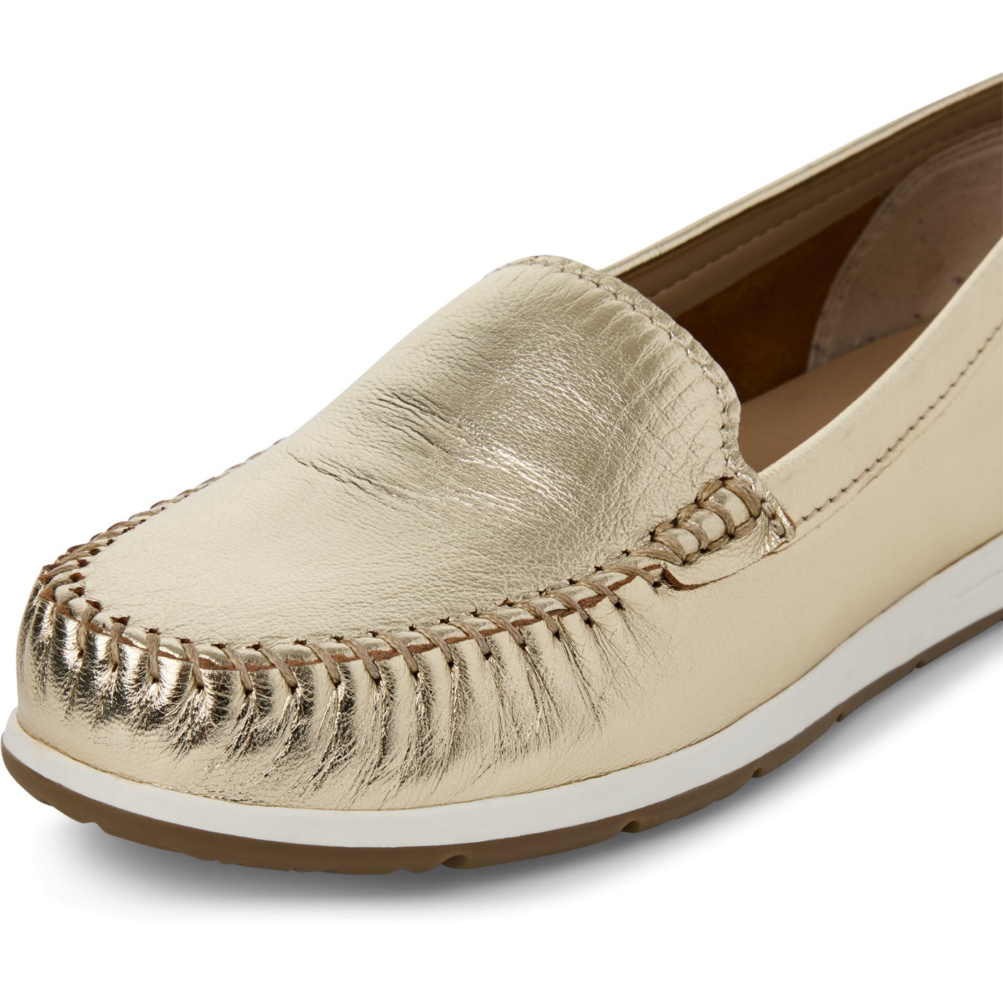 Marco Tozzi 2-24600-42 940 Gold Slip On Loafers