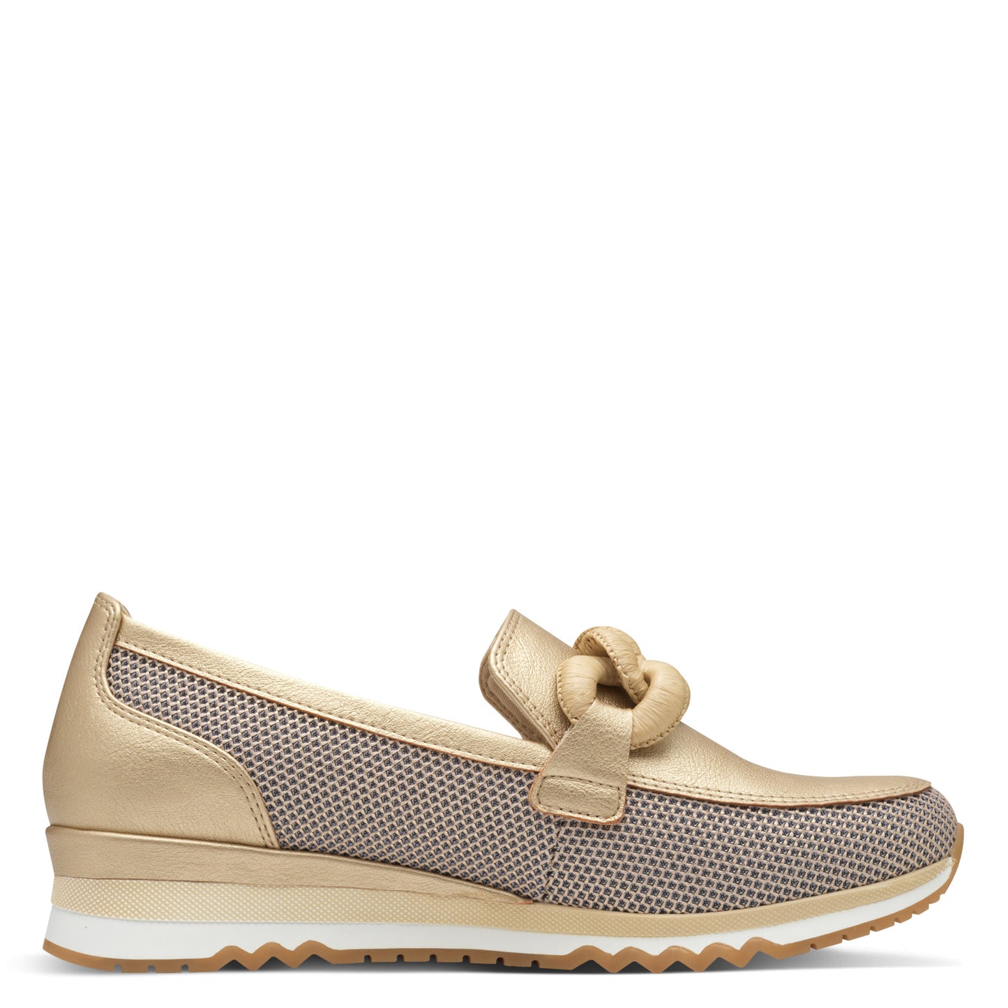 Marco Tozzi 2-24720-44 943 Gold Combi Slip On Moccasins