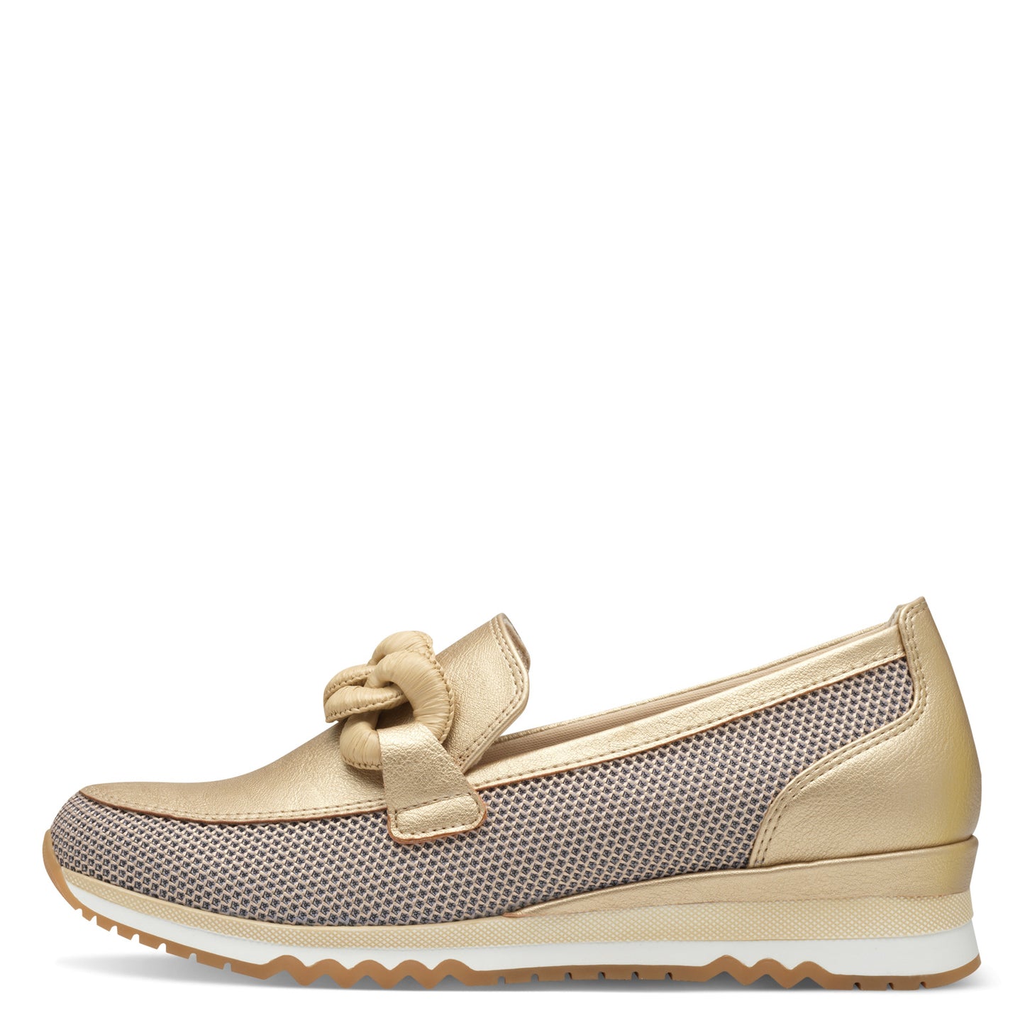 Marco Tozzi 2-24720-44 943 Gold Combi Slip On Moccasins
