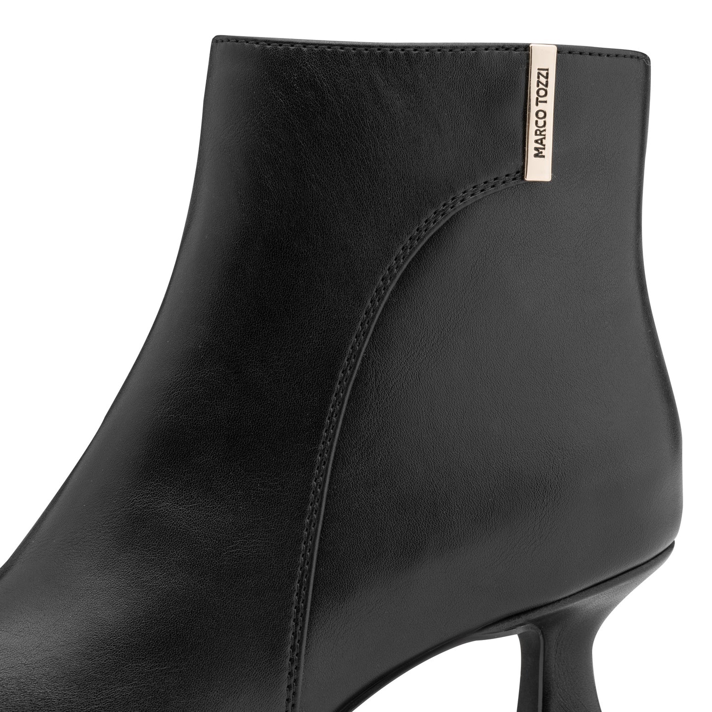 Marco Tozzi 2-25327-47 001 Black Kitten Heel Boots