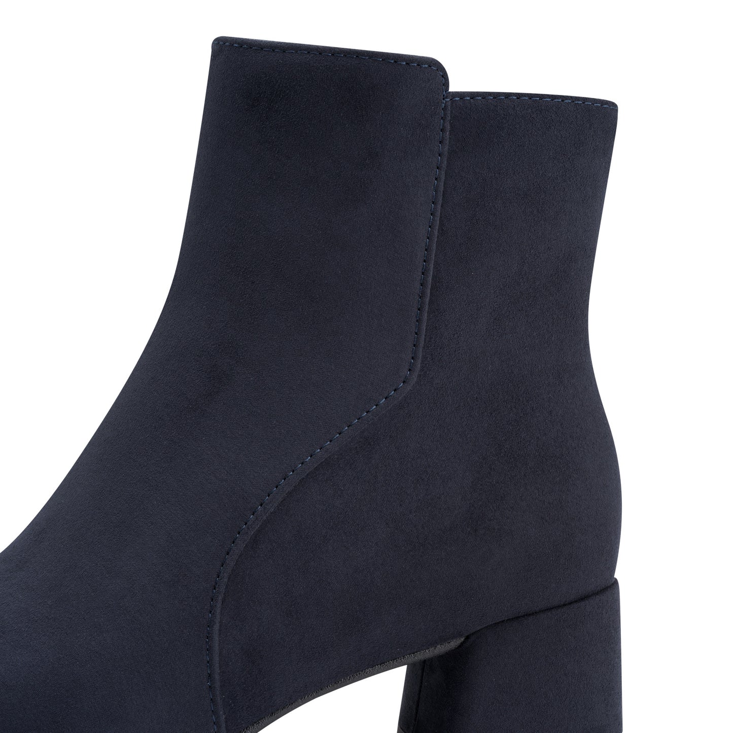 Marco Tozzi 2-25364-43 840 Dark Navy Block Heel Boots
