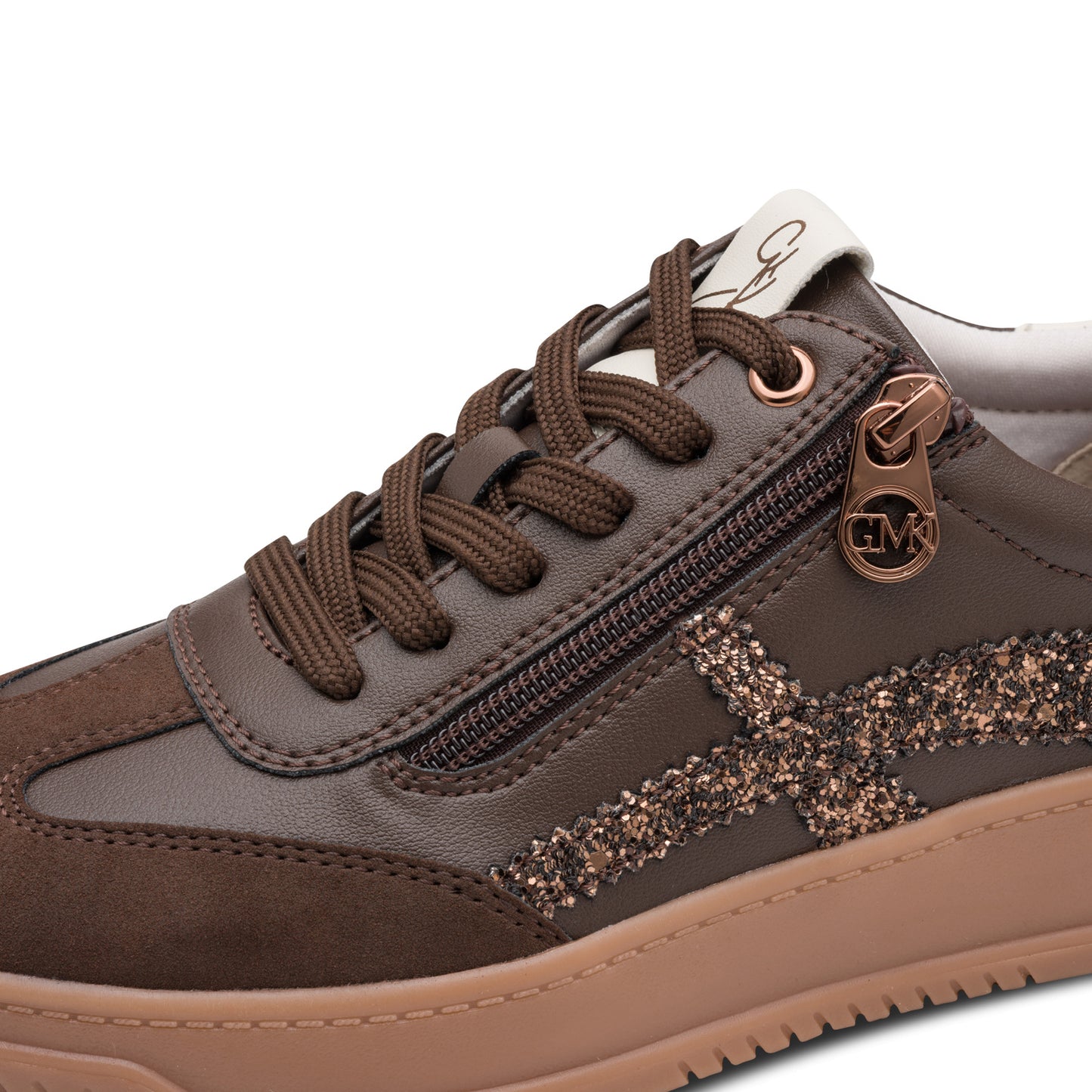 Marco Tozzi by Guido Maria Kretschmer 2-83706-46 353 Chocolate Brown Combi Trainers