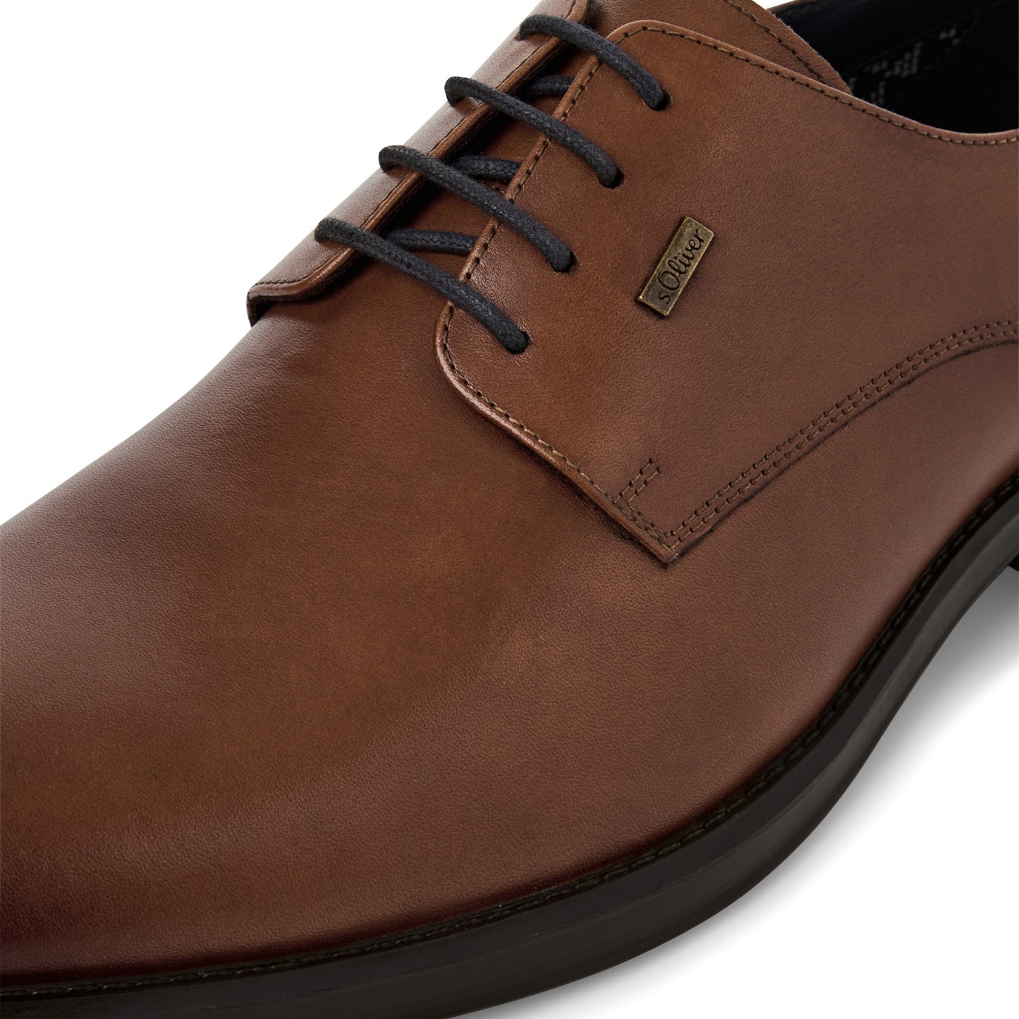 s.Oliver 5-13202-41-307 Dark Tan Lace Formal Shoes