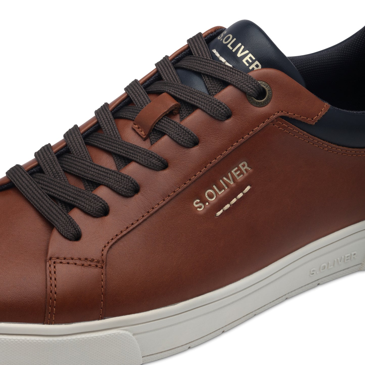 s.Oliver 5-13604-43-305 Cognac Tan Trainers