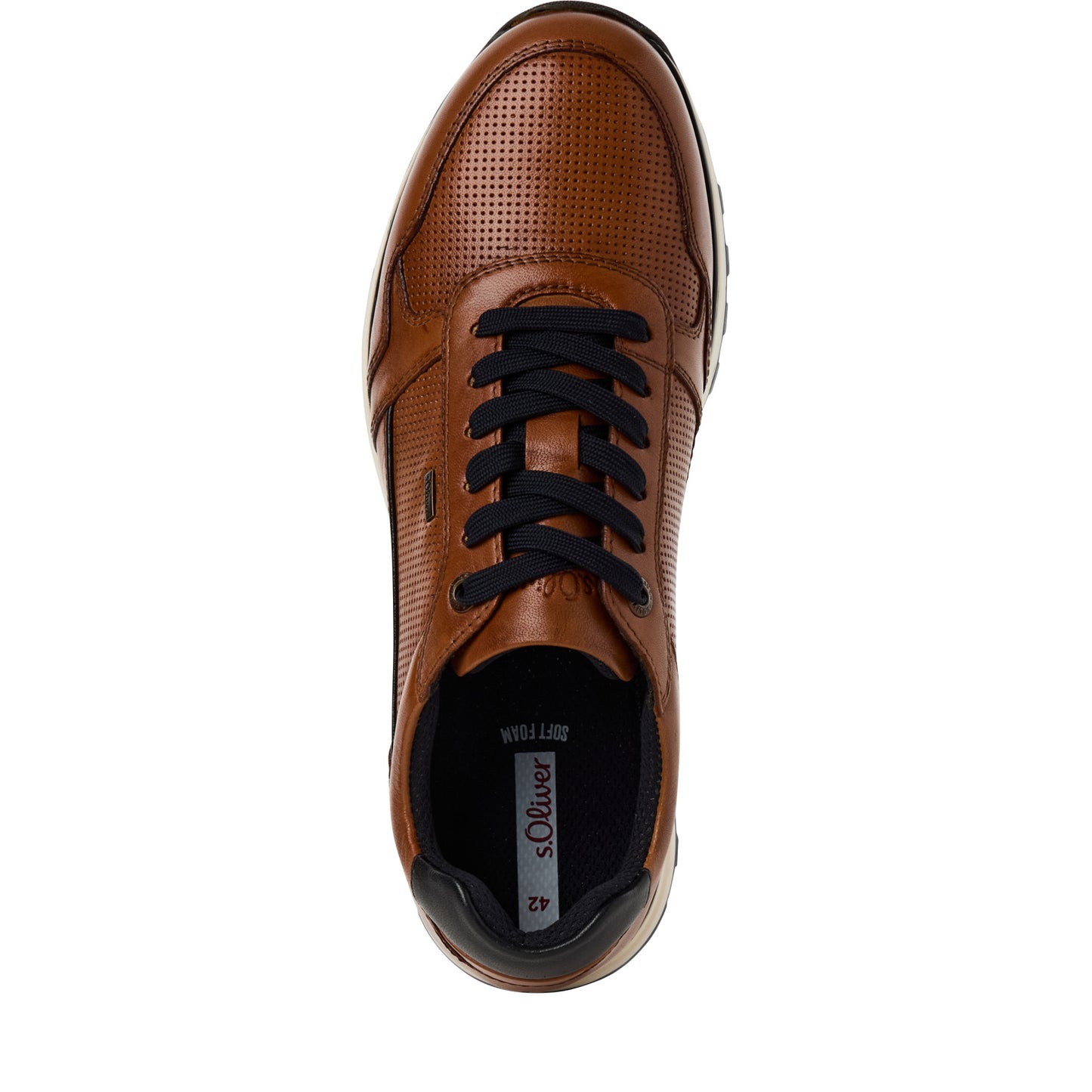 s.Oliver 5-13623-42-307 Tan Lace Shoes