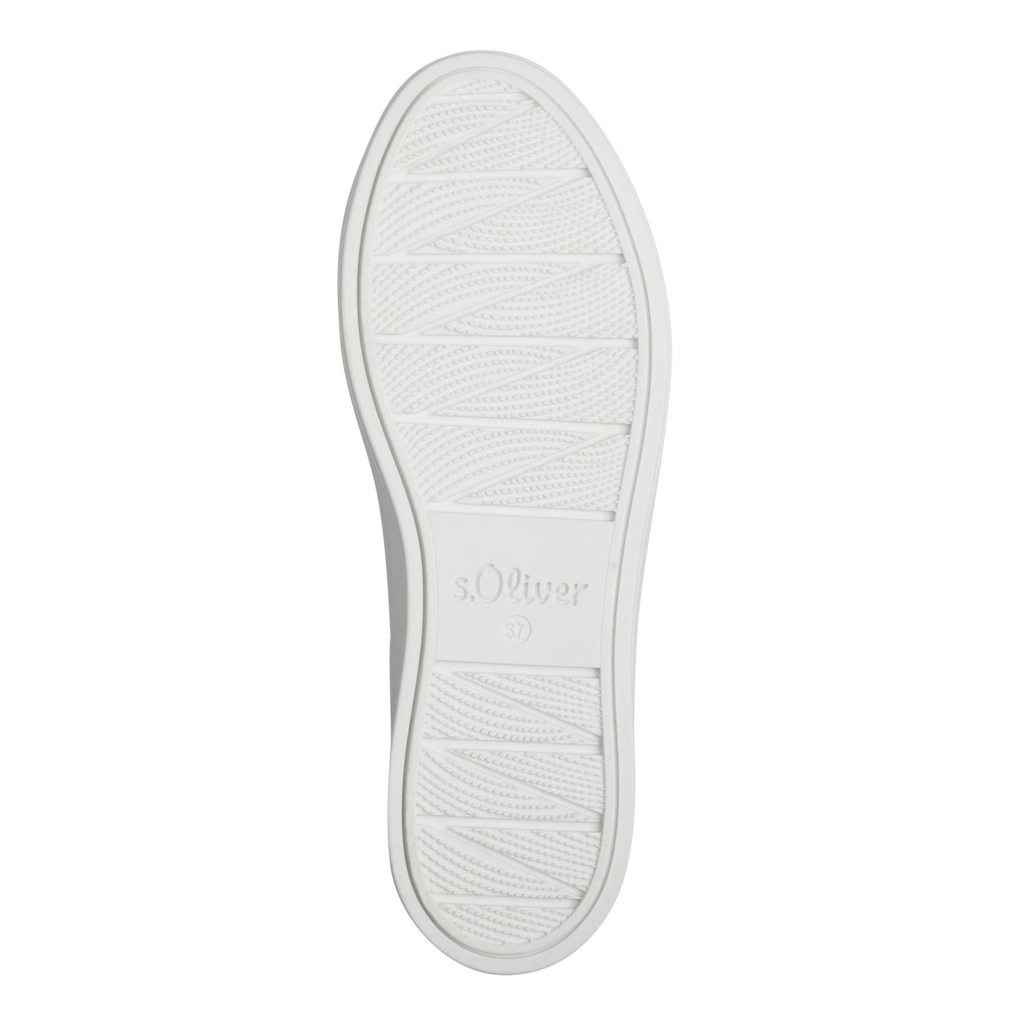 s.Oliver 5-23603-42-100 White & Gold Trainers