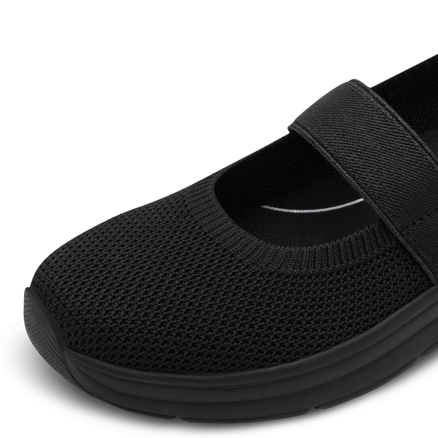 Jana Shoes 8-22183-46 001 Black Elastic Shoes