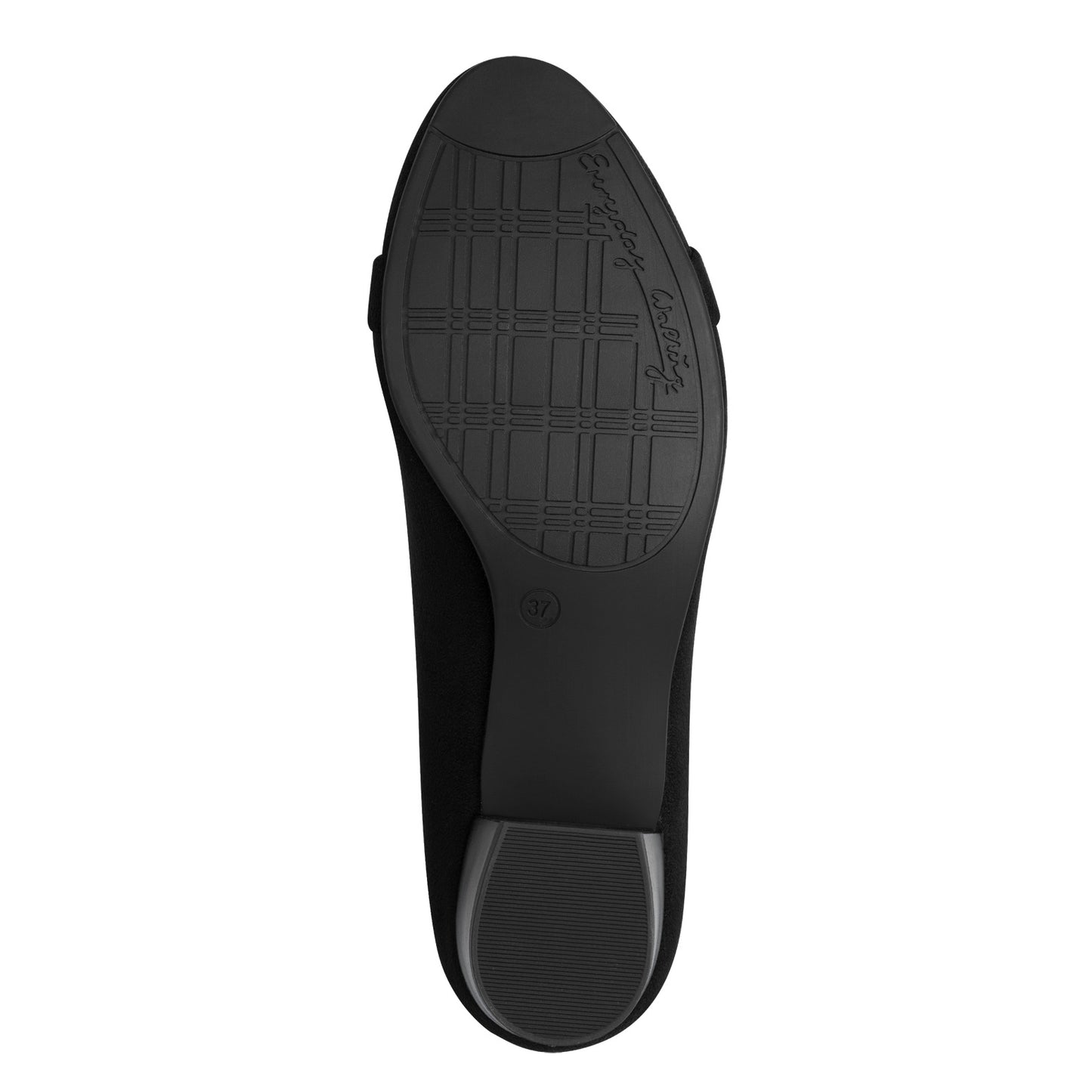 Jana Shoes 8-22369-45 001 Black H Fit Slip On Block Heels - Vegan