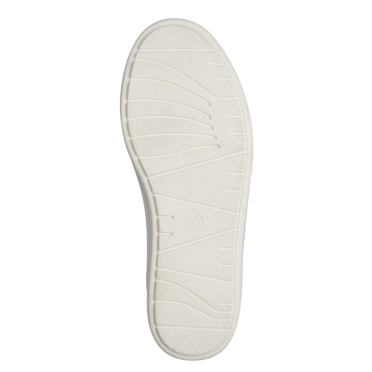 Jana Shoes 8-23660-42 191 White/Silver H Fit Vegan Trainers with Zip