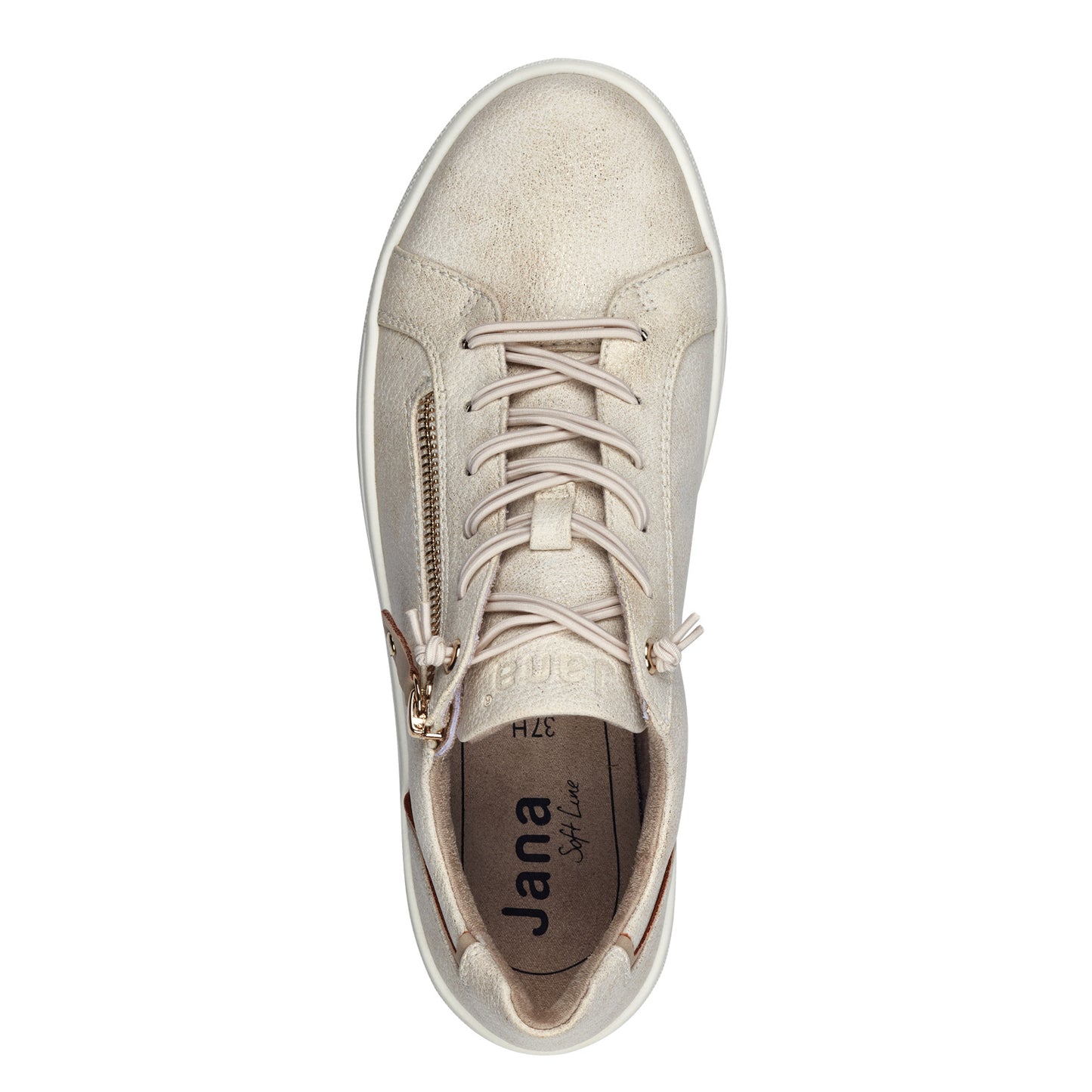 Jana Shoes 8-23660-42-949 Cloudy Gold/Shimmer Vegan Trainers