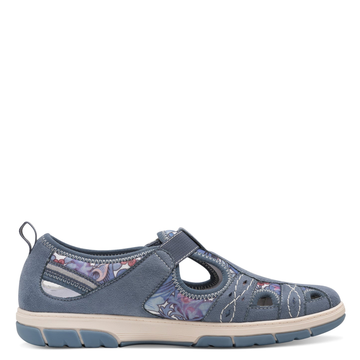 Jana Shoes 8-23671-44-802 Blue Denim Multi Velcro Shoes