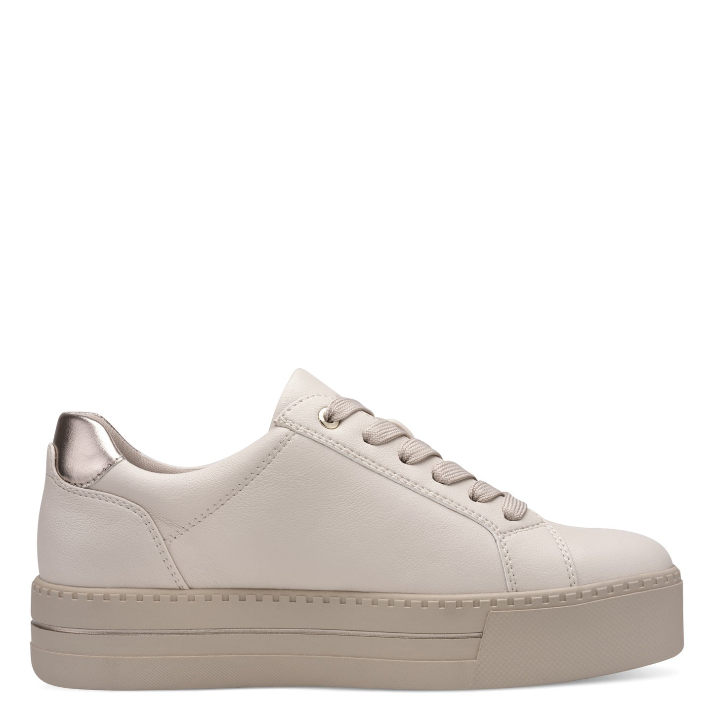 Jana Shoes 8-23767-43 411 H Fit Beige/Ivory Trainers - Vegan