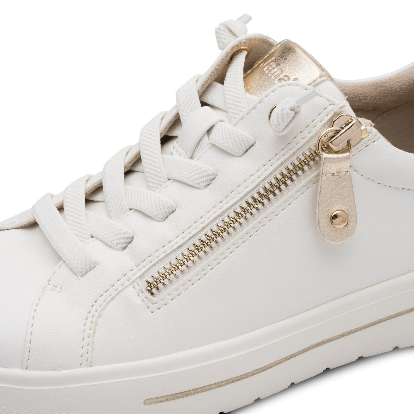 Jana Shoes 8-23770-46 196 White/Gold Trainers