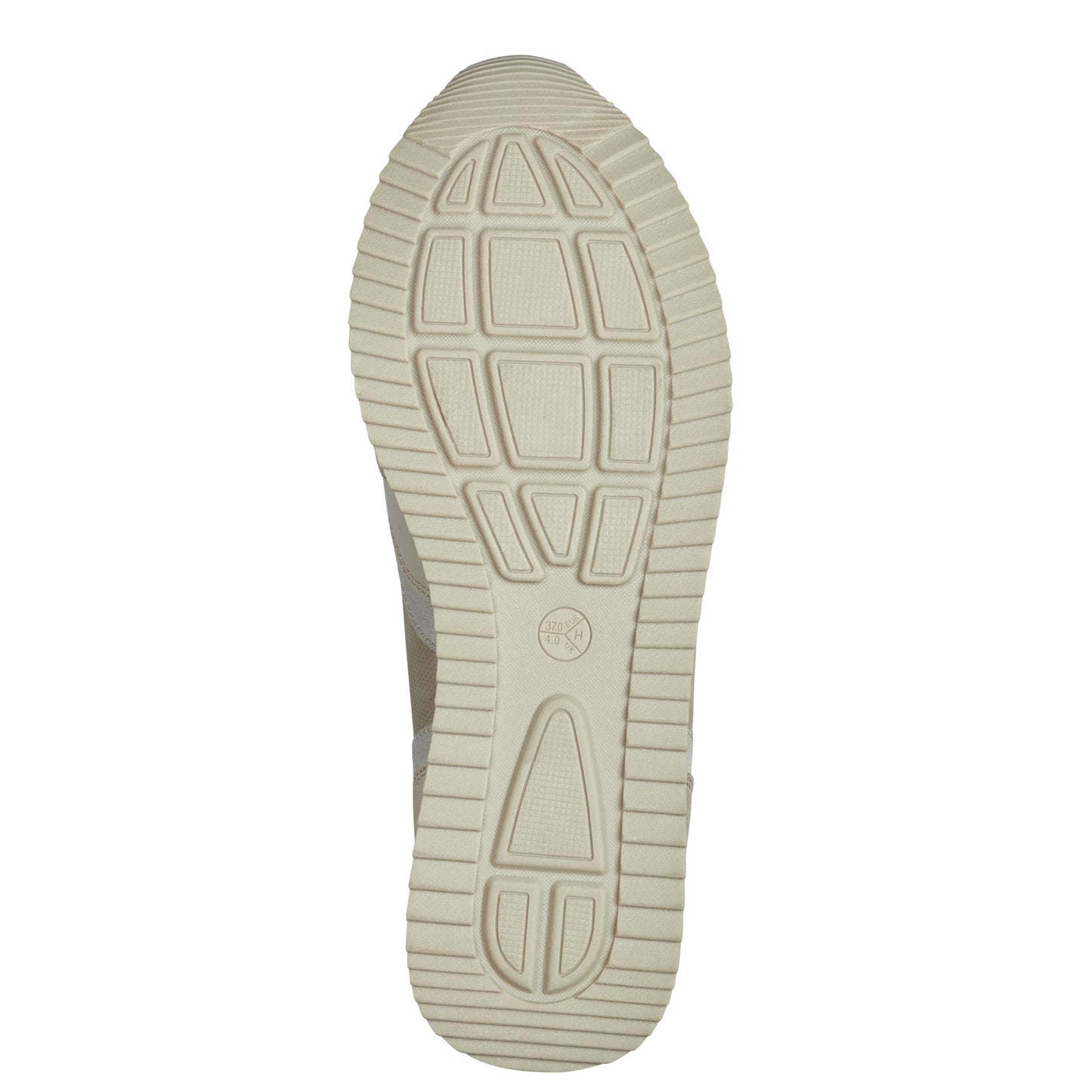 Jana Shoes 8-23774-43-499 Beige/Gold Trainers with Zip