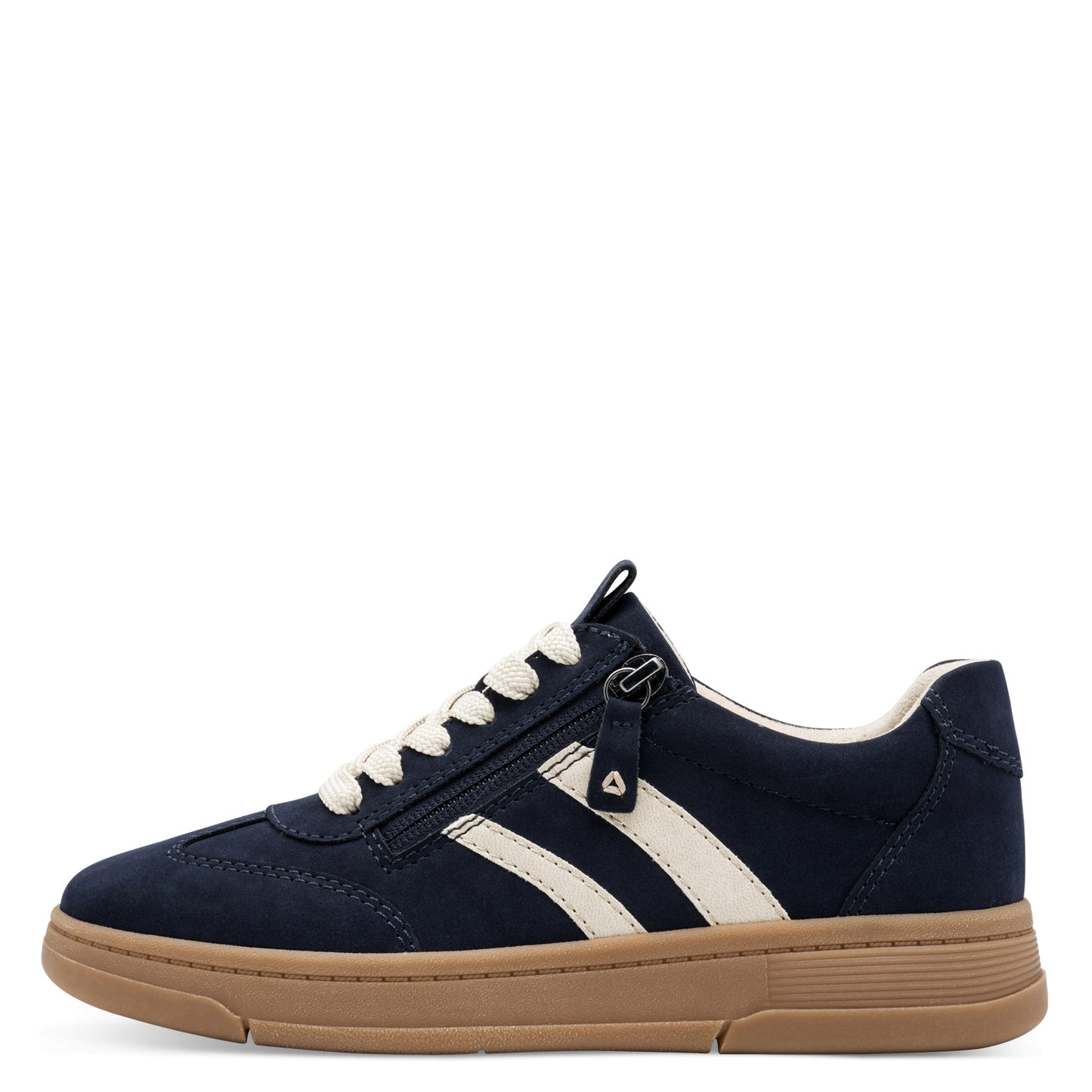 Jana Shoes 8-23784-44 890 H Fit Navy Combi Trainers - Vegan