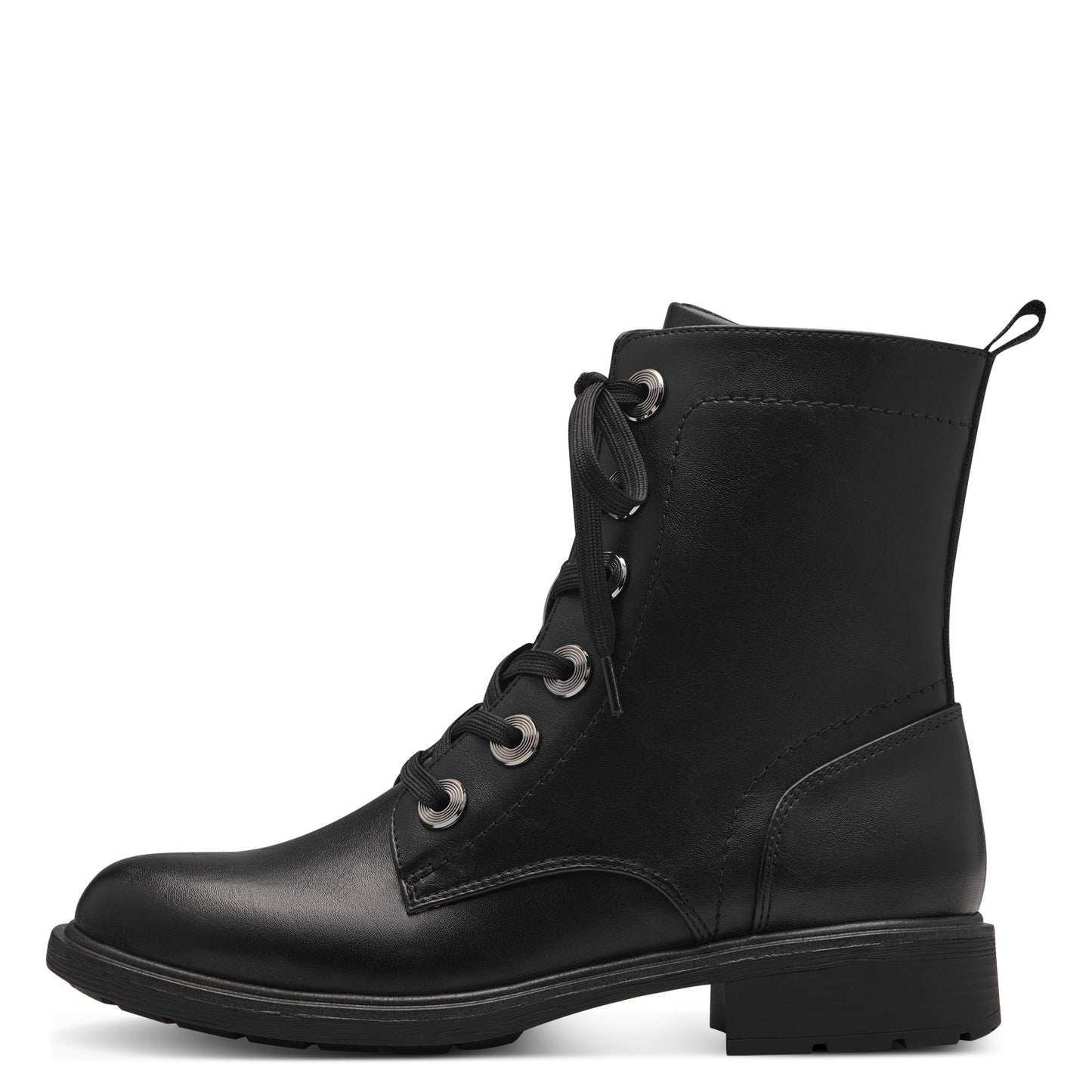 Jana Shoes 8-25277-43-001 Black Lace Ankle Boots