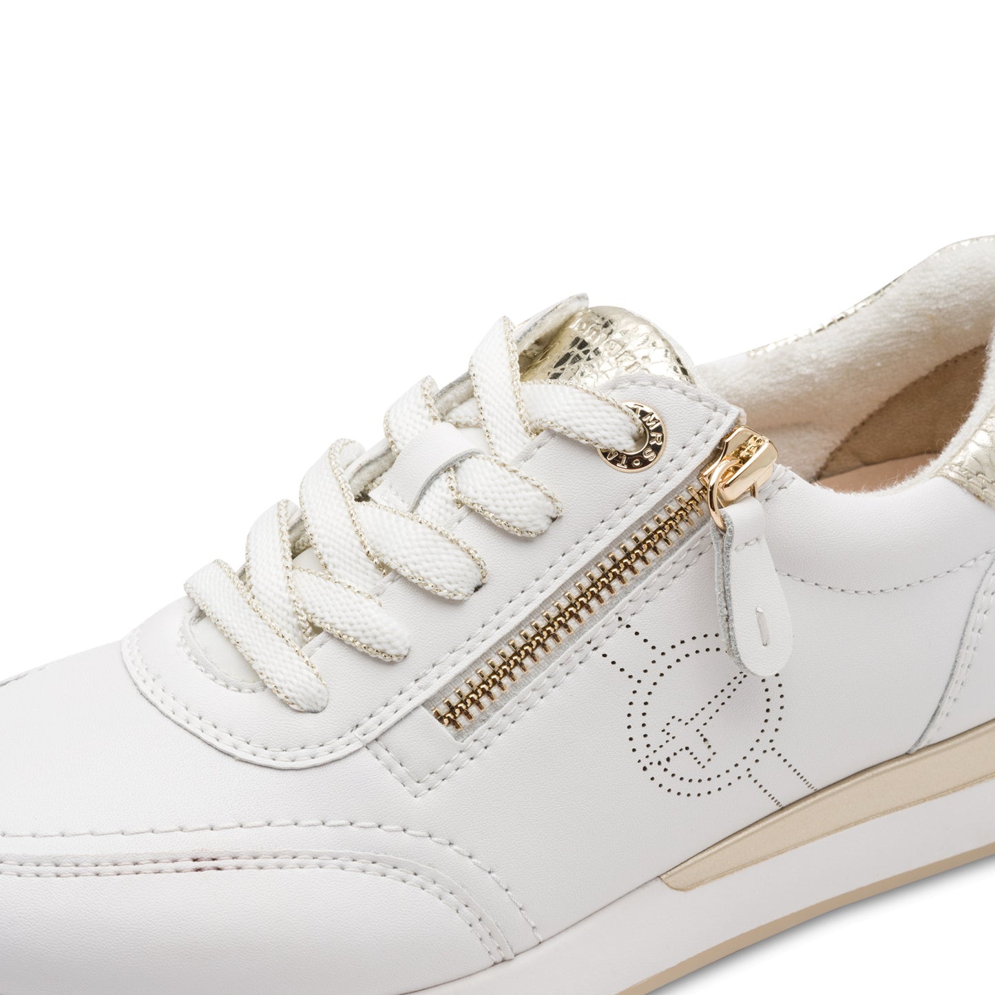 Tamaris Comfort 8-83702-42-196 White/Gold Trainers