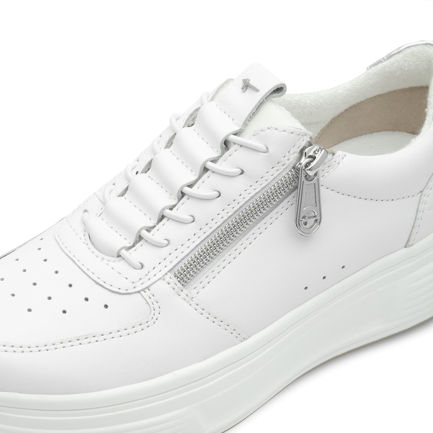Tamaris Comfort 8-83709-44-191 White/Silver Trainers with Zip