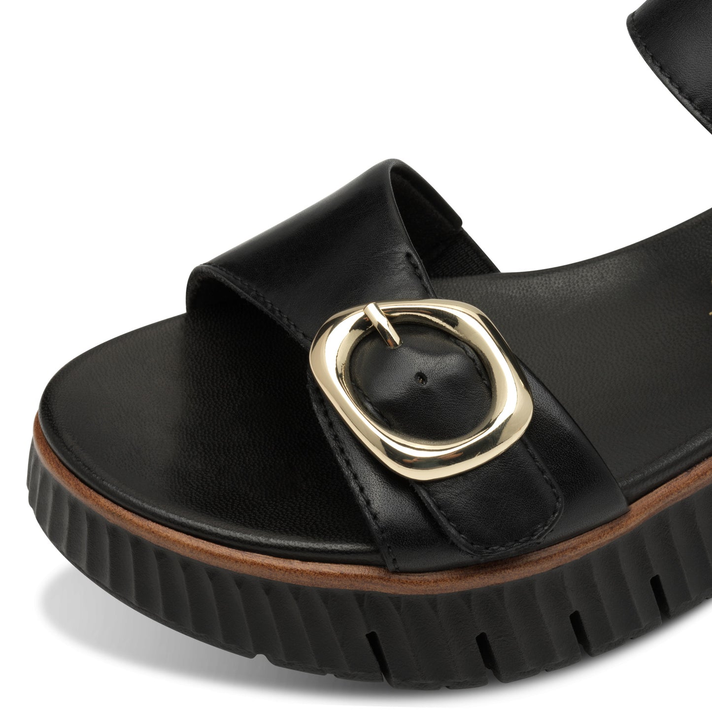Tamaris Comfort 8-88721-44-001 Black Sandals with Slingback Strap
