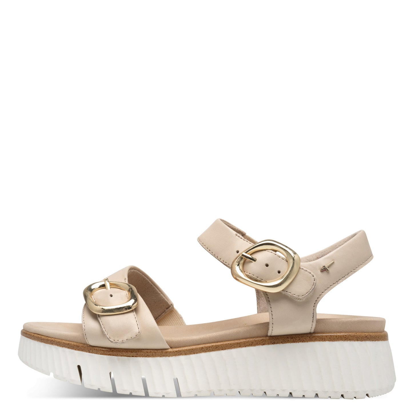 Tamaris Comfort 8-88721-44-411 Beige Sandals with Slingback Strap