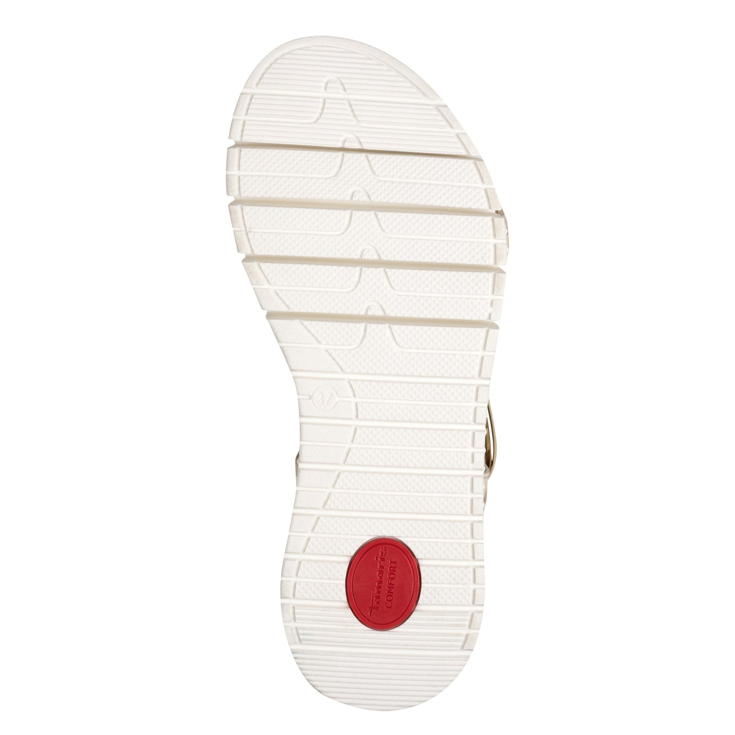 Tamaris Comfort 8-88721-44-411 Beige Sandals with Slingback Strap