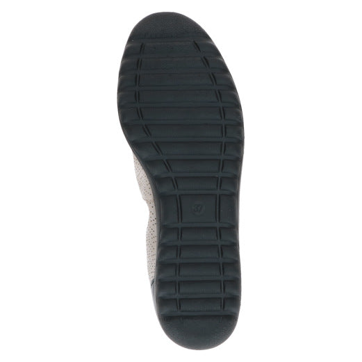 Caprice 9-22103-42-408 Beige & Black Combi Slip On Pumps with Patent Toe