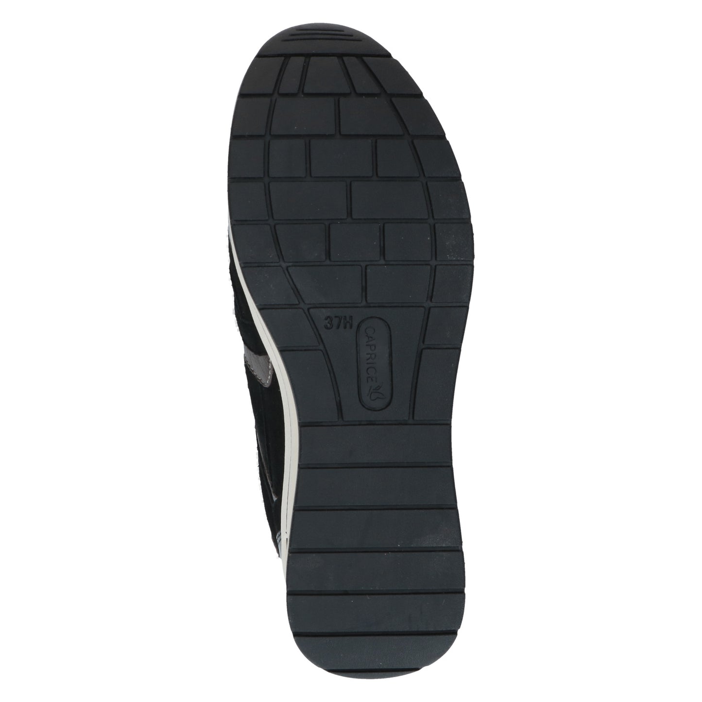 Caprice 9-23300-44 020 Black Combi H Fit Sneakers with Zip