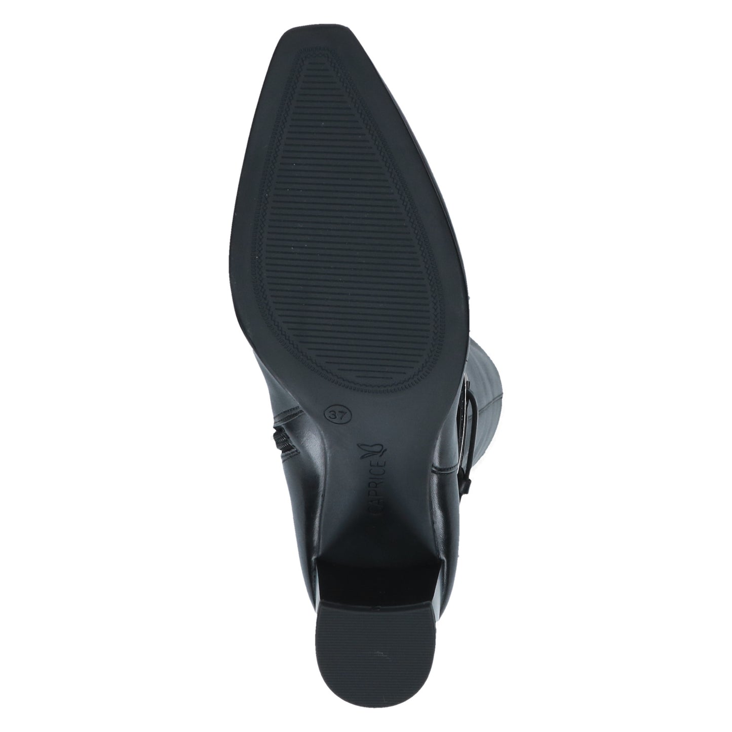 Caprice 9-25318-47 022 Black Nappa Long Boots with Heel
