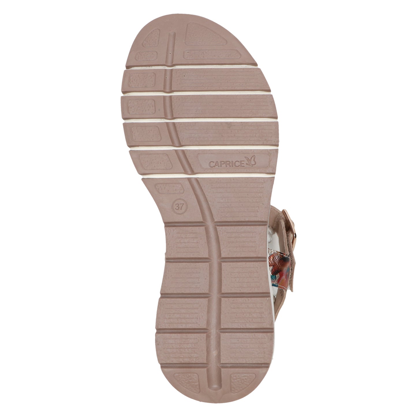 Caprice 9-28708-46 906 Flower Metallic Sandals