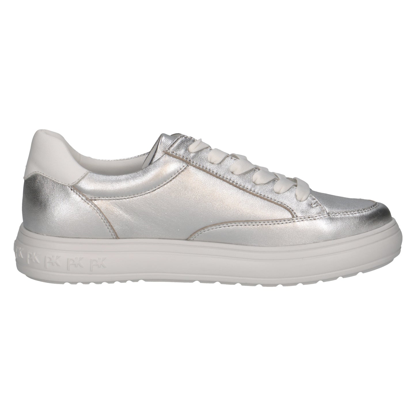 Peter Kaiser 9-73742-44-968 Silver/White Lace Trainers