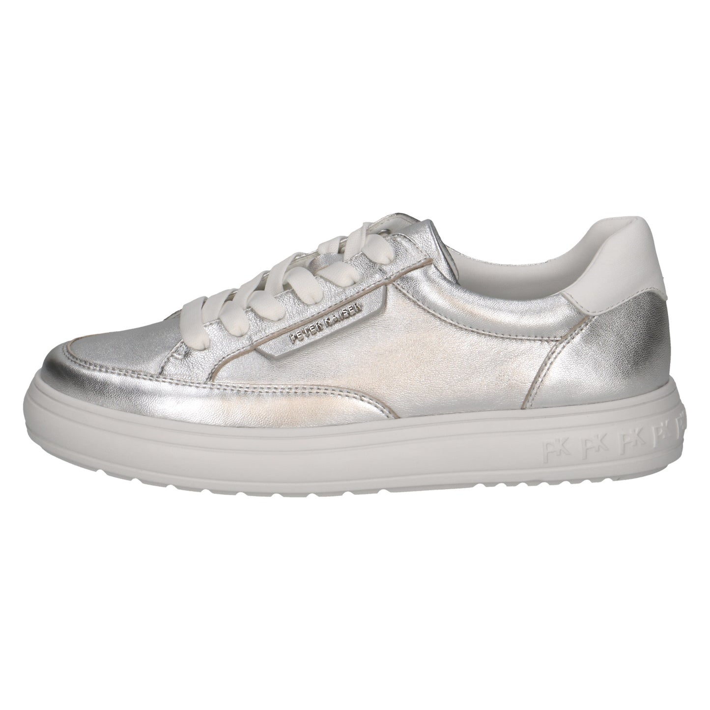 Peter Kaiser 9-73742-44-968 Silver/White Lace Trainers