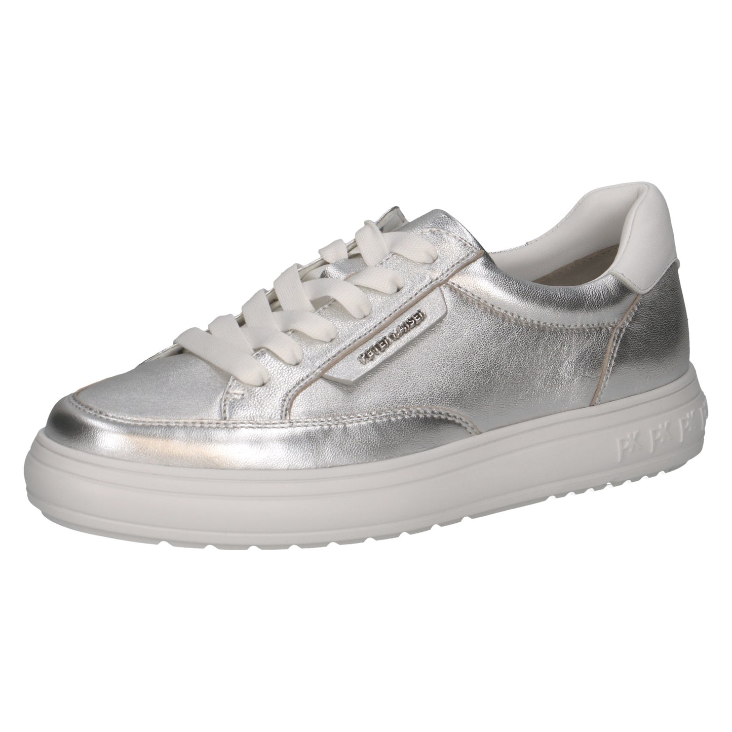 Peter Kaiser 9-73742-44-968 Silver/White Lace Trainers