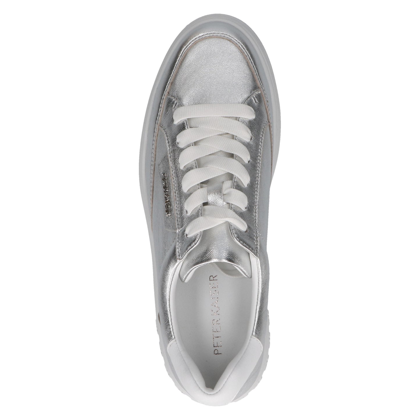 Peter Kaiser 9-73742-44-968 Silver/White Lace Trainers
