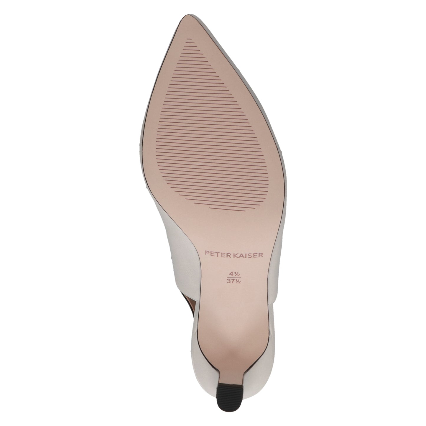 Peter Kaiser 9-79640-44-134 Off White & Black Slingback Heels