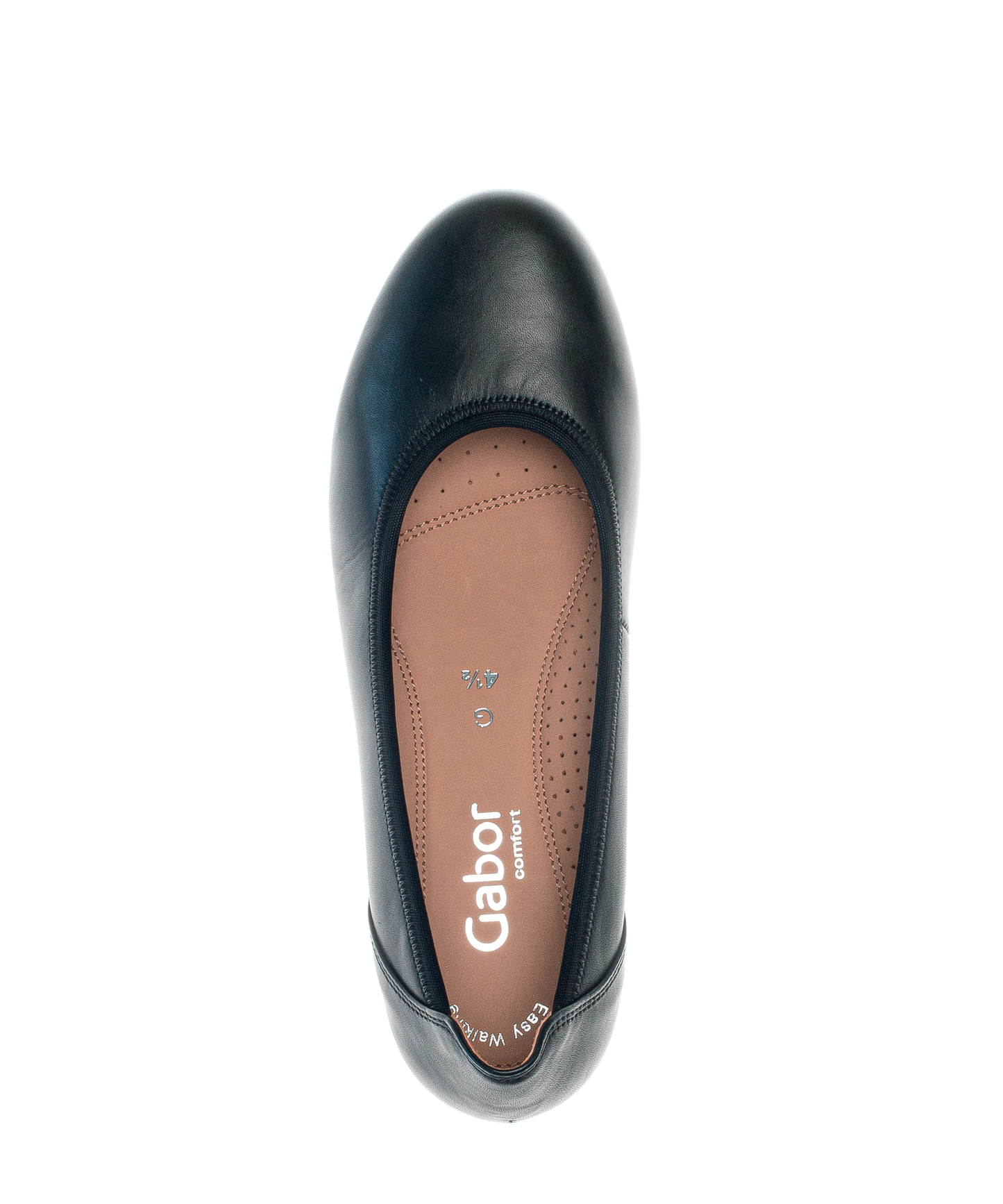 Gabor 02.690.57 Comfort Black Slip On Wedge Pumps