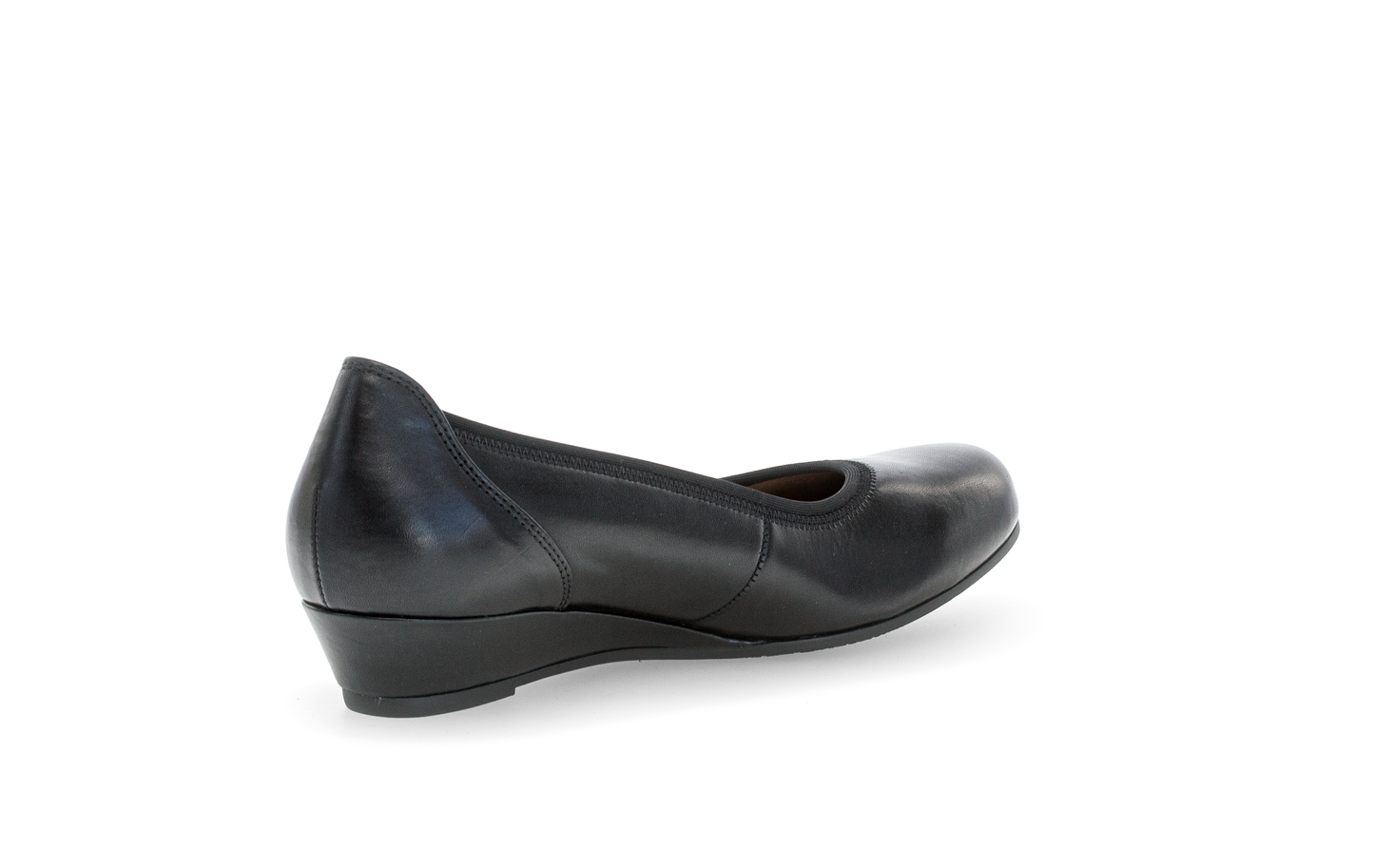 Gabor 02.690.57 Comfort Black Slip On Wedge Pumps