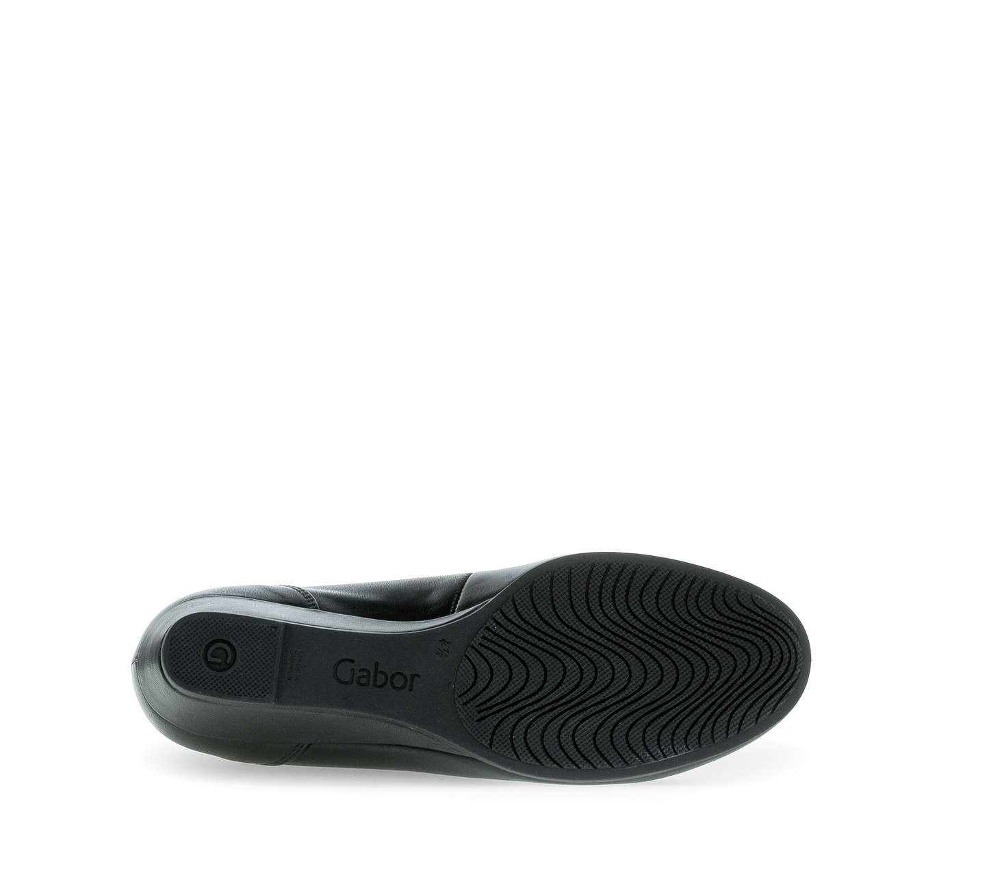 Gabor 02.690.57 Comfort Black Slip On Wedge Pumps