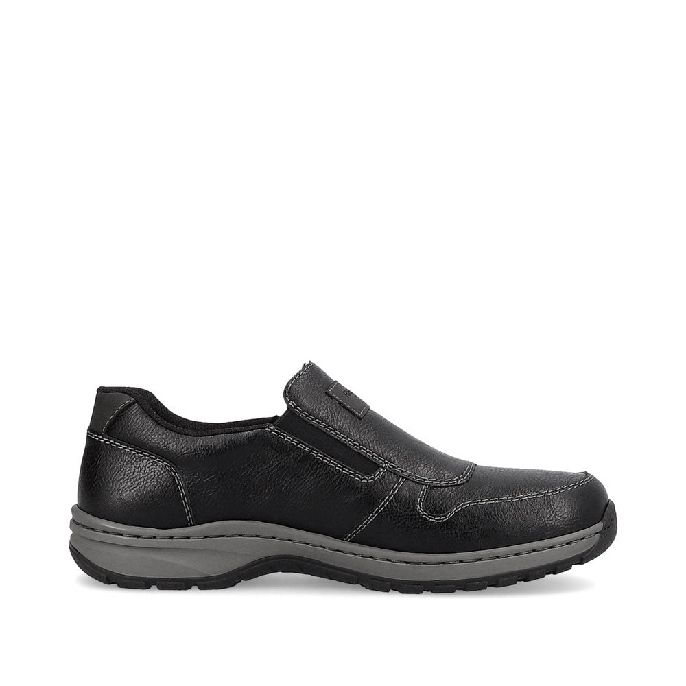 Rieker 03355-00 Black H Fit Slip On Shoes