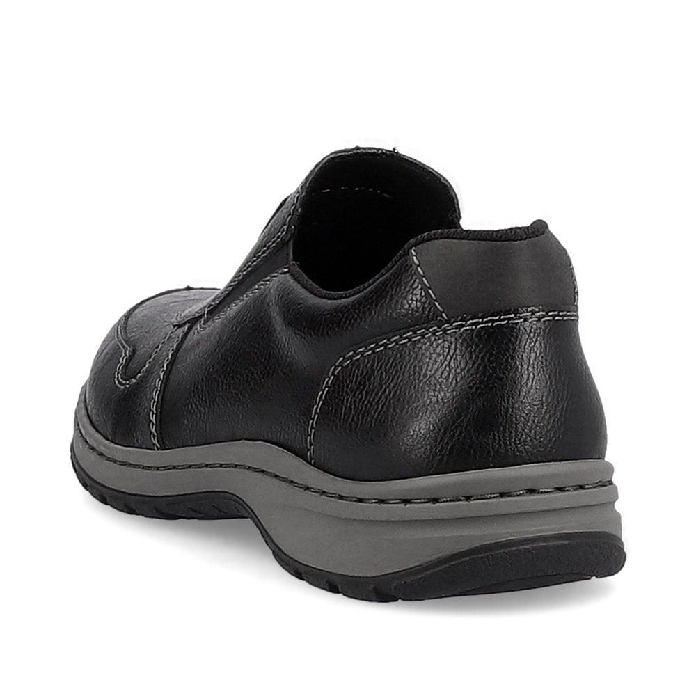 Rieker 03355-00 Black H Fit Slip On Shoes