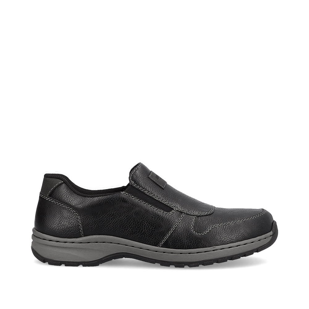 Rieker 03355-00 Black H Fit Slip On Shoes
