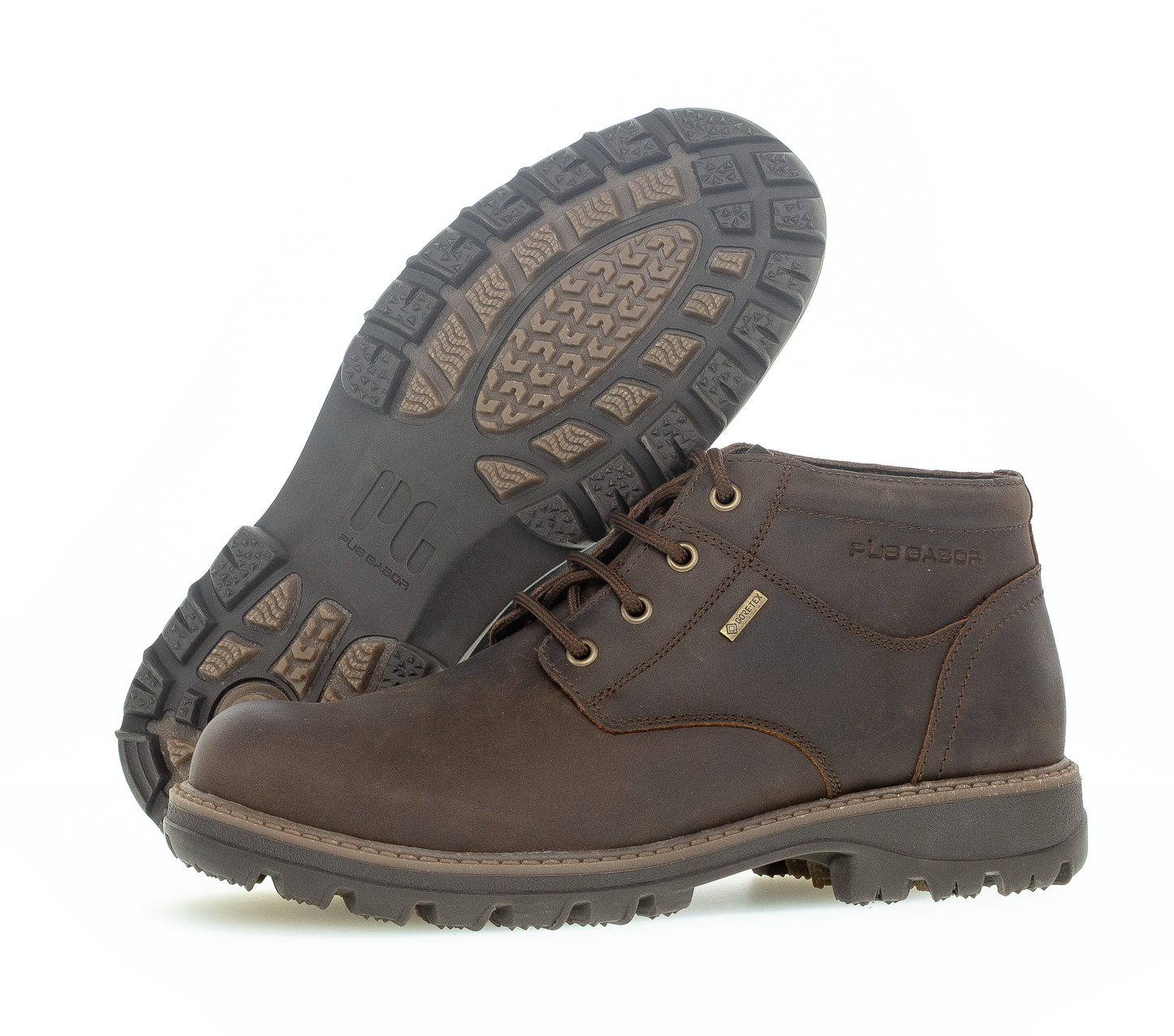 PIUS Gabor 0364.52.14 Crazy Horse Mocca Brown Gore Tex Ankle Boots